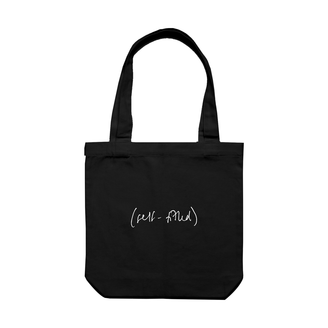 Self-Titled Black Tote Bag
