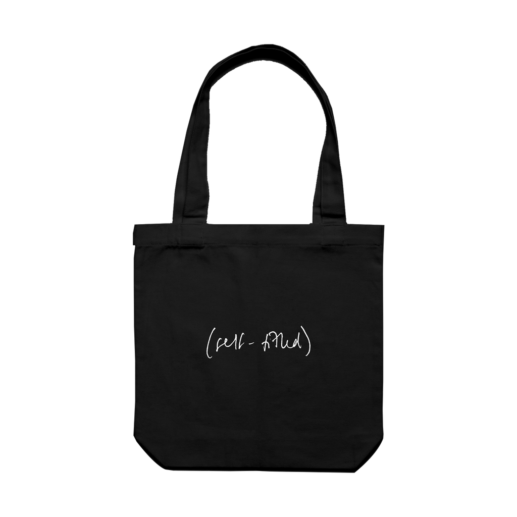 Self-Titled Black Tote Bag